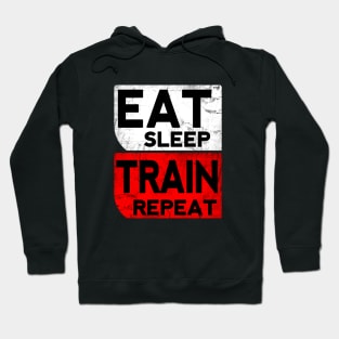 Eat Sleep Train Repeat Hoodie